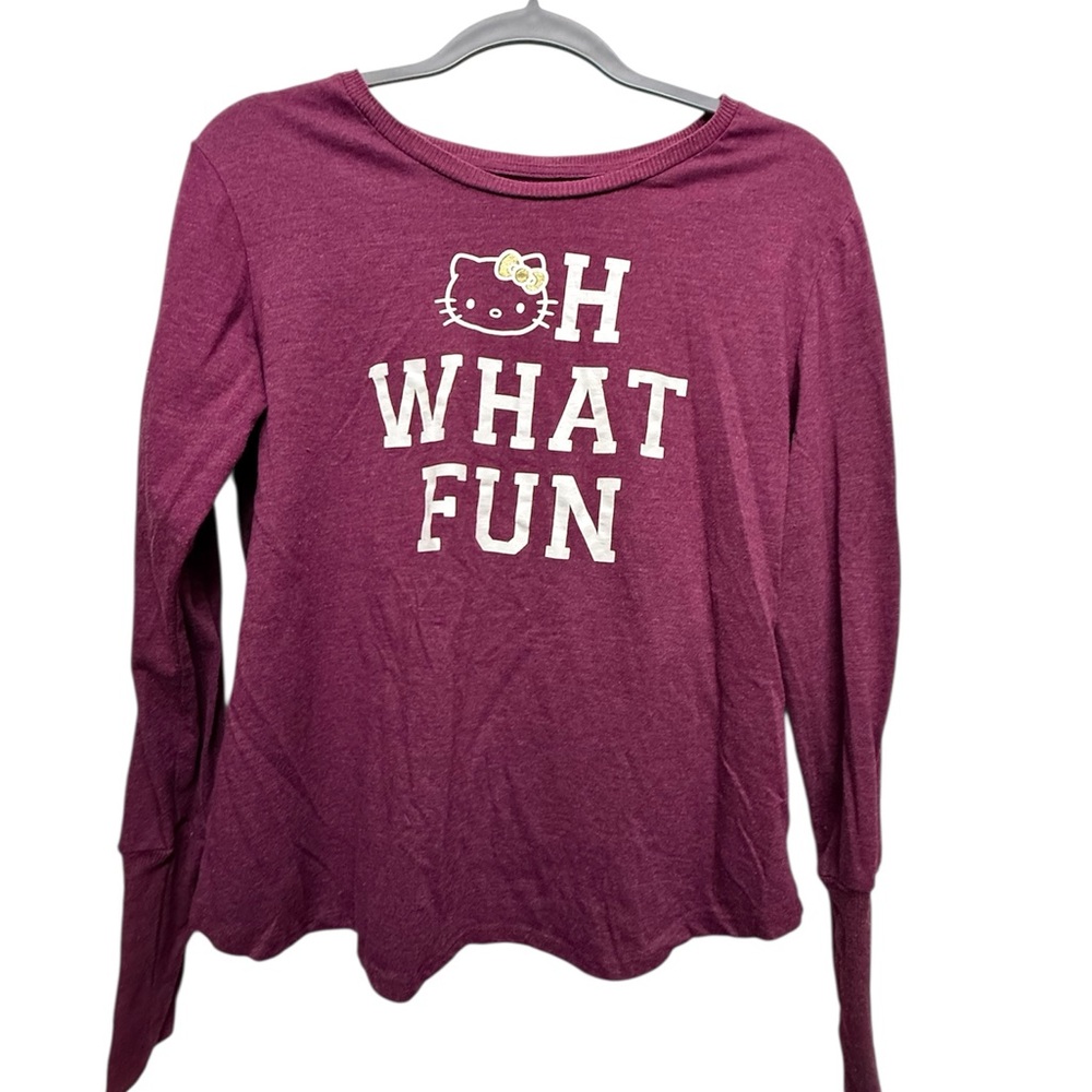 Hello Kitty Kids Long Sleeve Tee - Magenta